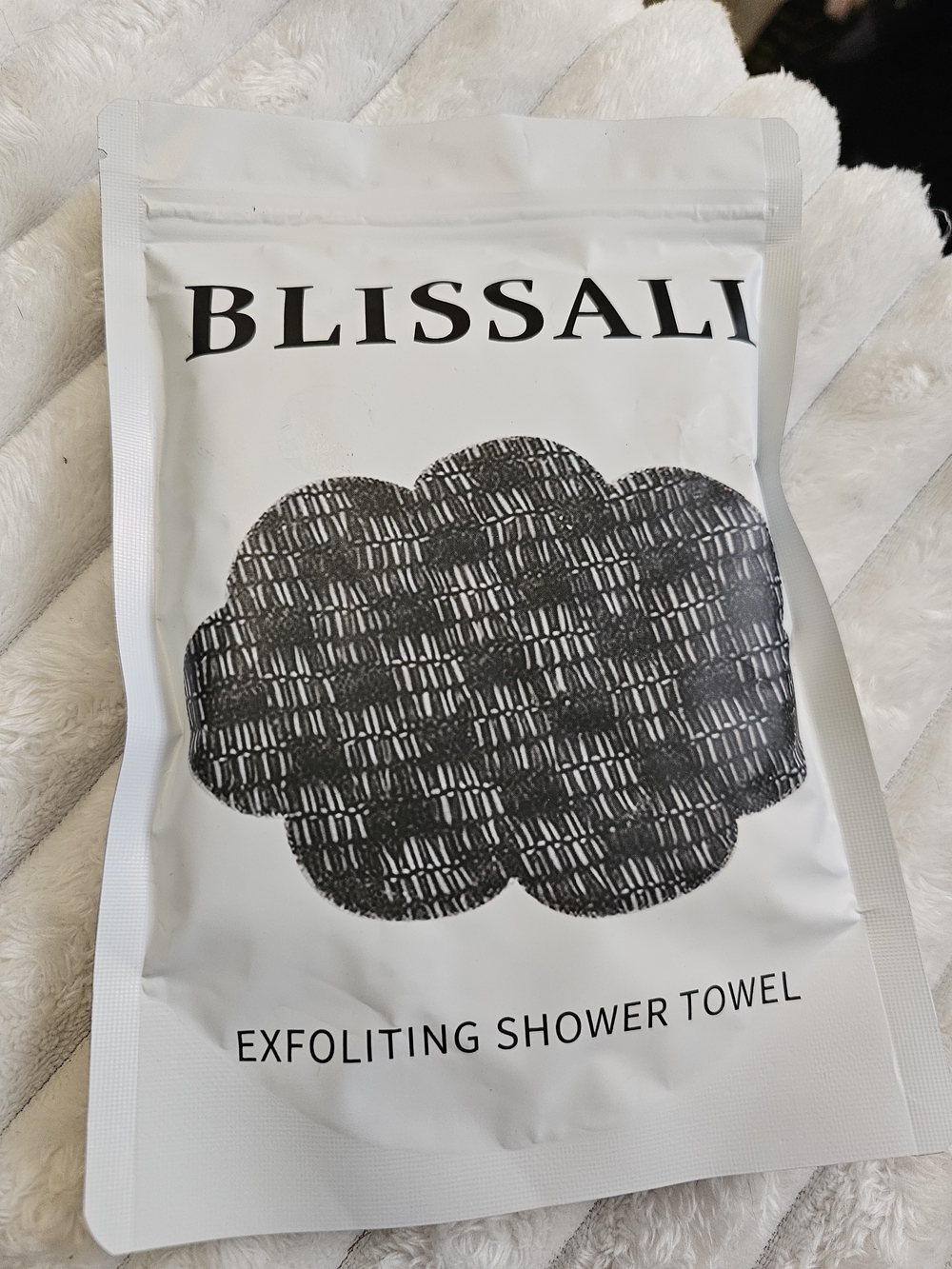 Blissali Exfoliating Shower Towel —